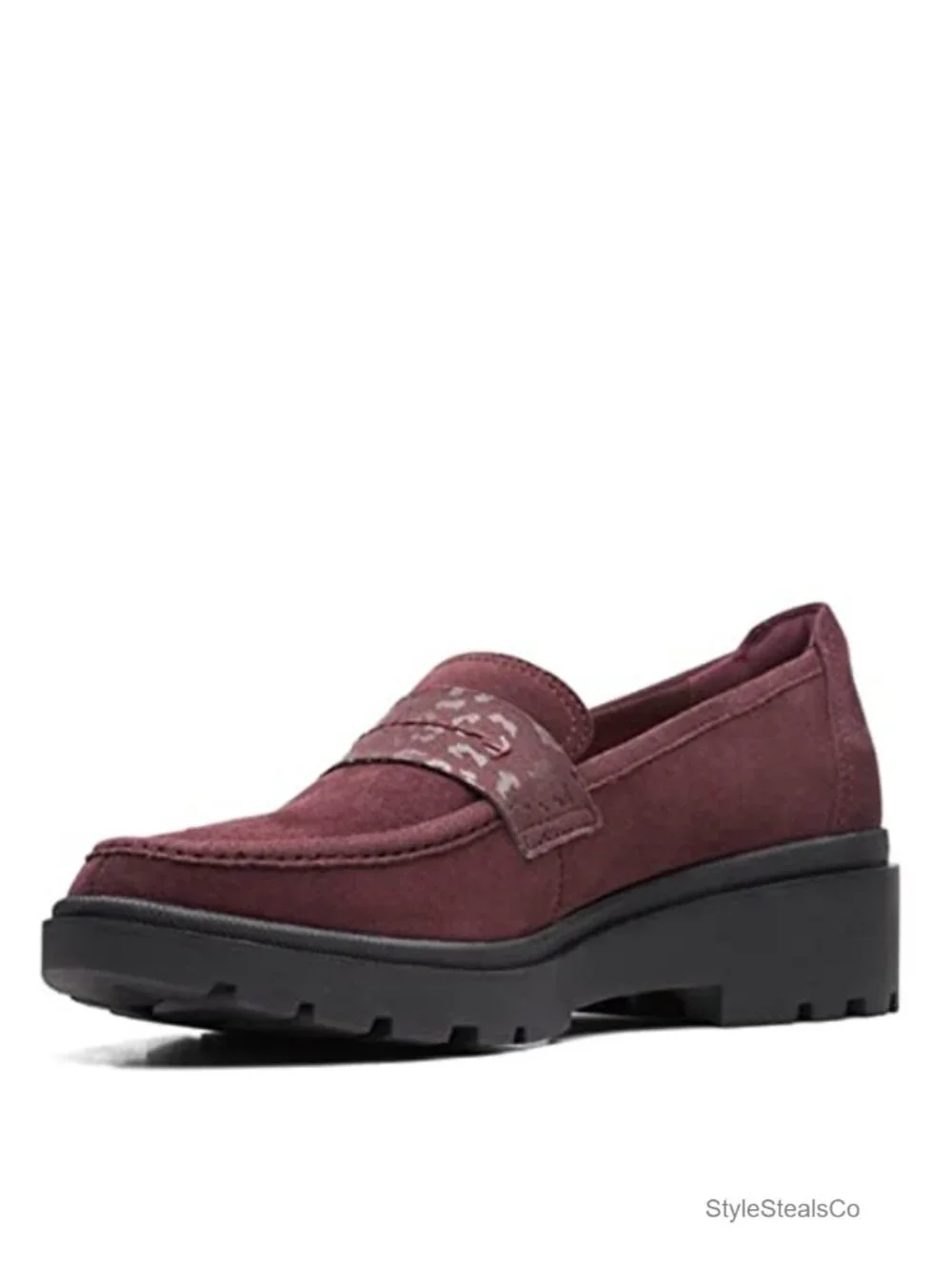 Premium Suede Lug Sole Loafers - Cushioned Comfort Slip-Ons
